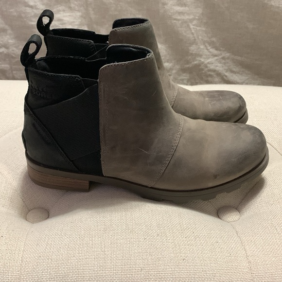 Sorel Women’s EMELIE CHELSEA Quarry Ankle Boots SZ 8 Bohemian Western Cowgirl - Picture 3 of 16